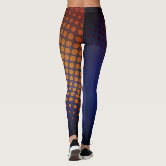 Wunder-Frau-ähnliche HalbtonComic-Buch-Leggings Leggings (Rückseite)