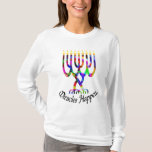 Wunder geschehen Menorah Shirt<br><div class="desc">Wunder geschehen menorah Chanukah</div>