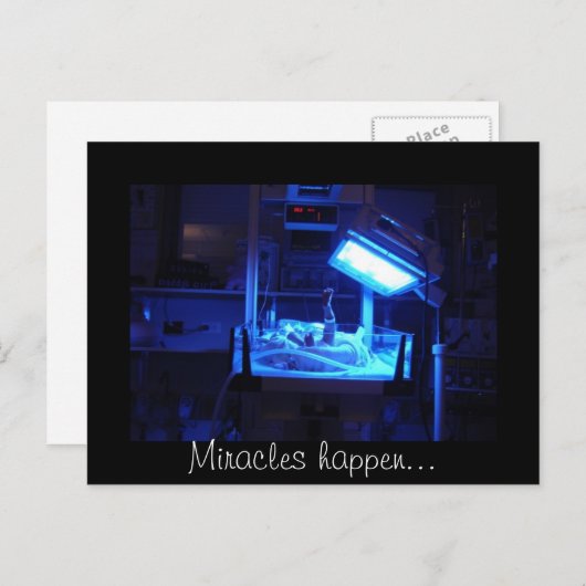 Wunder geschehen... postkarte (Vorne/Hinten)