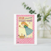 Wunder Gottes Inspiration Postkarte (Stehend Vorderseite)