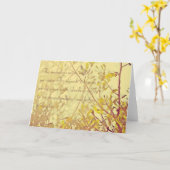 Wunder Grußkarte Karte (Gelbe Blume)