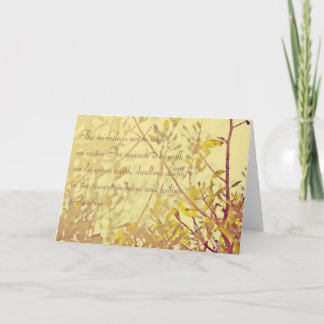 Wunder Grußkarte Karte