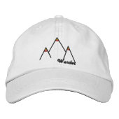 Wunder-Hat Bestickte Baseballkappe (Vorderseite)