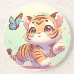 Wunder in den Augen eines Kätzchens Getränkeuntersetzer