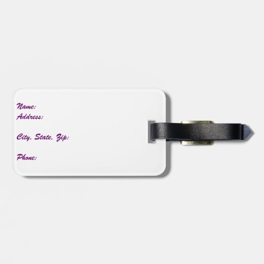 Wunder in der Aktion Gepäckanhänger (Rückseite horizontal)