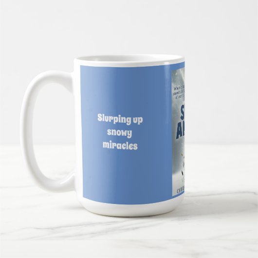 Wunder in Schneeflocken Kaffeetasse (Links)