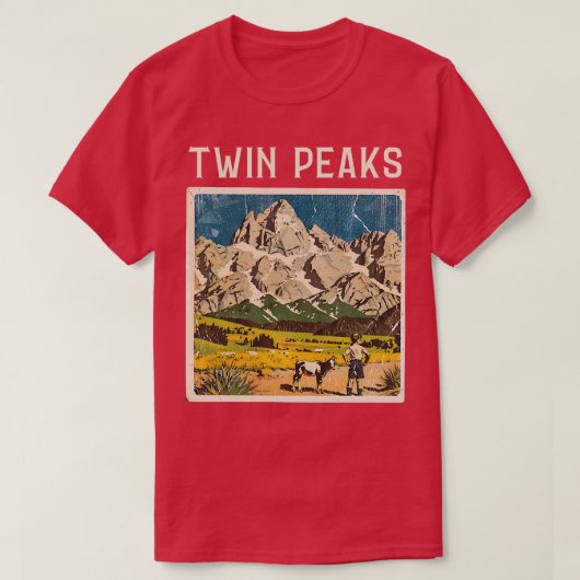 Wunder in Twin Peaks Mountain Wandern TShirt (Design vorne)