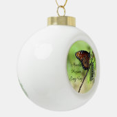 Wunder Keramik Ball Ornament - Schmetterling (Links)