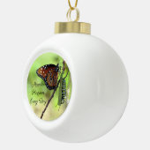 Wunder Keramik Ball Ornament - Schmetterling (Rechts)