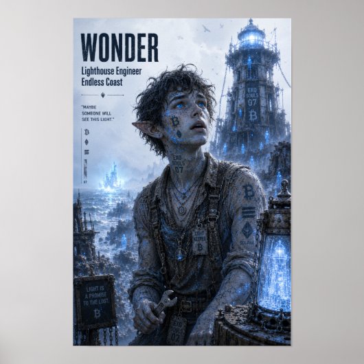 Wunder / Leuchtturm-Ingenieur / Endlose Küste Poster (Vorne)
