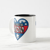 Wunder-Mama Zweifarbige Tasse (Vorderseite Links)
