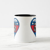 Wunder-Mama Zweifarbige Tasse (Mittel)