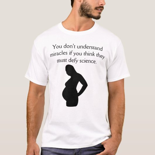 Wunder-Mutterschafts-Shirt T-Shirt (Vorderseite)