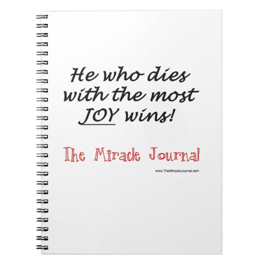 Wunder-Notizbuch - ein Platz, zum IHRER Wunder zu Notizblock (Vorderseite)