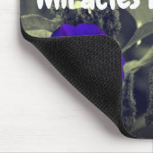 Wunder passieren Blume Inspiration Mousepad (Ecke)