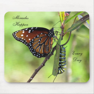 Wunder passieren jeden Tag - Butterfly Mouse Pad Mousepad