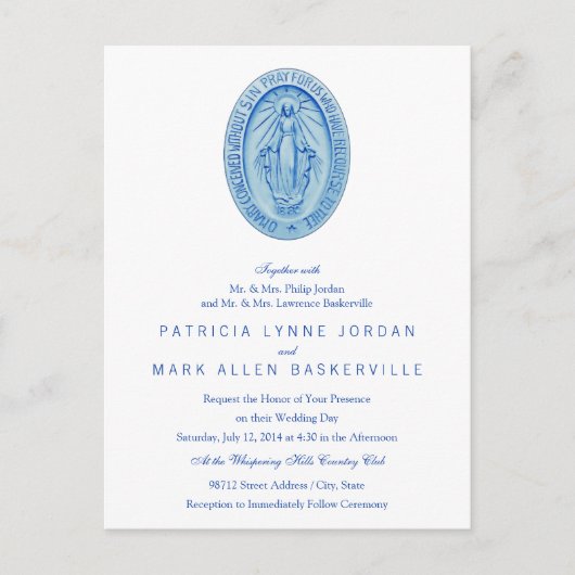 Wunder Postkarte (Vorderseite)