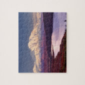 Wunder See und Berg Denali bei Sonnenaufgang Puzzle (Vertikal)