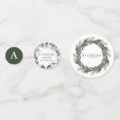 Wunder seiner Liebe Aquarell Urlaub Konfetti (Vorderseiten)