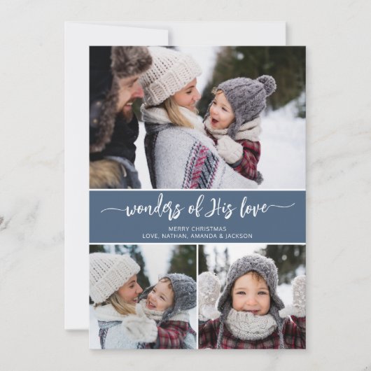 Wunder seiner Liebe Christlich Weihnachten (Vorderseite)