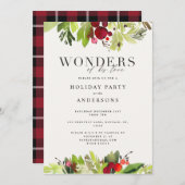 Wunder seiner Liebe-Feiertag-Einladung Feiertagskarte (Vorne/Hinten)
