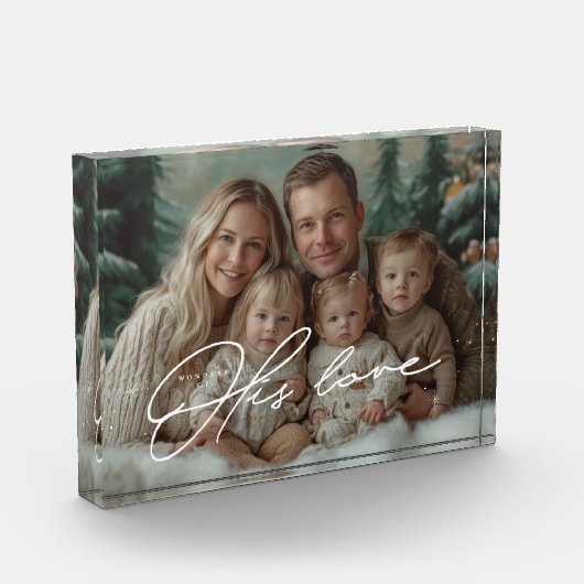 Wunder seiner Liebe Fotoblock (Links)