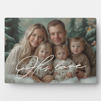 Wunder seiner Liebe Fotoplatte