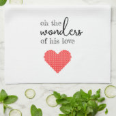 Wunder seiner Liebe Küchentuch (Gefaltet)