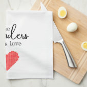 Wunder seiner Liebe Küchentuch (Viertel Falte)