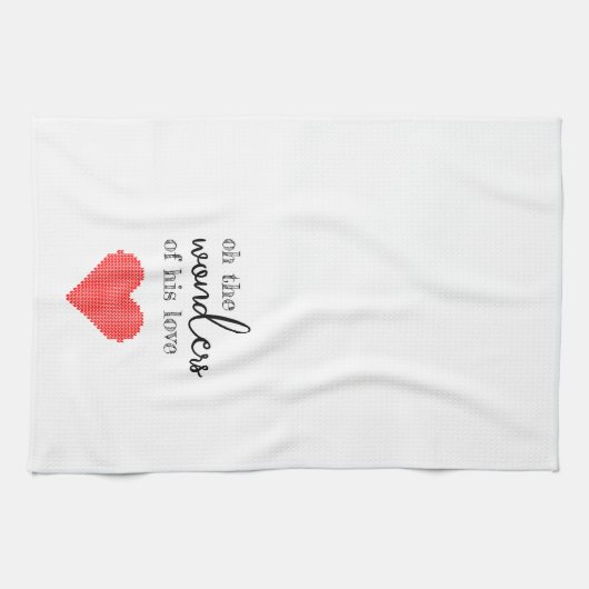 Wunder seiner Liebe Küchentuch (Horizontal)