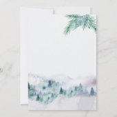 Wunder seiner Liebe Neuer Zuhause Wasserfarbenwald Ankündigung (Rückseite)