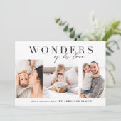 Wunder seiner Liebe religiöse Weihnachten (Stehend Vorderseite)