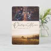 Wunder seiner Liebe Religiöse Weihnachten 2 Foto (Stehend Vorderseite)