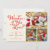 Wunder seiner Liebe Religiöse Weihnachten 3 Foto (Vorderseite)