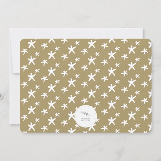 Wunder seiner Liebe Religiöse Weihnachtsgeburt Ankündigung (Rückseite)