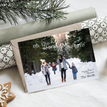 Wunder seiner Weihnachtskarte in der Liebe