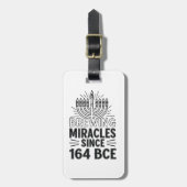 Wunder seit 164 v. u. Z. Hanukkah jüdisch Gepäckanhänger (Vorderseite vertikal)