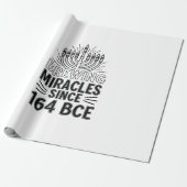 Wunder seit 164 v. u. Z. Hanukkah jüdisch Geschenkpapier (Ungerollt)