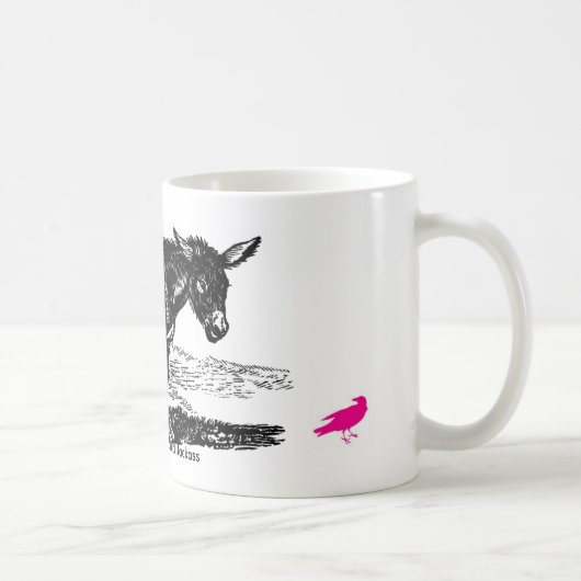 Wunder-Tal-eigenwilliger Esel Kaffeetasse (Rechts)