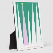 Wunder über den Weihnachtsbaum der Jahreszeit Fotoplatte (Seite)