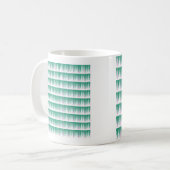 Wunder über den Weihnachtsbaum der Jahreszeit Kaffeetasse (Vorderseite Links)