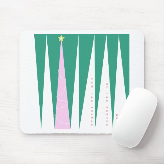 Wunder über den Weihnachtsbaum der Jahreszeit Mousepad (Mit Mouse)