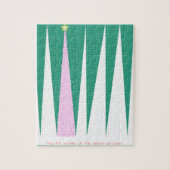 Wunder über den Weihnachtsbaum der Jahreszeit Puzzle (Vertikal)