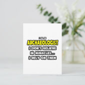 Wunder und Archäologen ... Funny Postkarte (Stehend Vorderseite)
