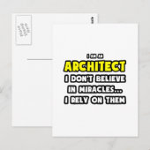 Wunder und Architekten ... Funny Postkarte (Vorne/Hinten)