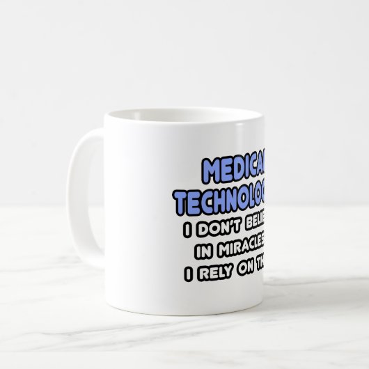 Wunder und Medizintechniker Kaffeetasse (Vorderseite Links)