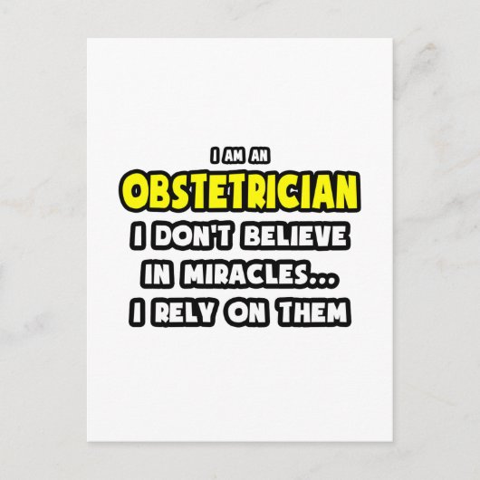 Wunder und Obstmacher ... Funny Postkarte (Vorderseite)