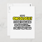 Wunder und Onkologen ... Funny Postkarte (Vorne/Hinten)