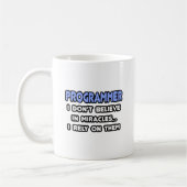 Wunder und Programmierer Kaffeetasse (Links)
