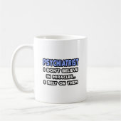 Wunder und Psychiater Kaffeetasse (Links)